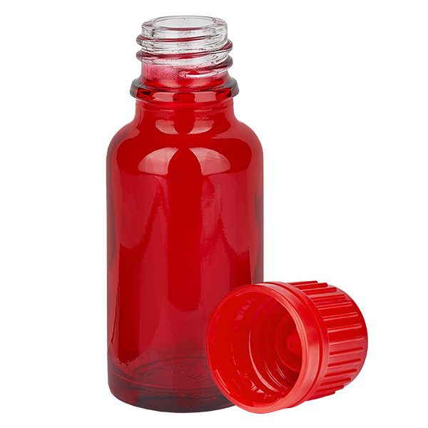 20ml Flasche 11mm Schraubverschluss rot Originalitätsverschluss RedLine UT18/20 20ml Flasche 11mm Schraubverschluss rot Originalitätsverschluss RedLine UT18/20