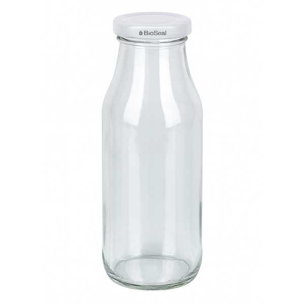263ml Flasche mit BioSeal Deckel weiß UNiTWIST