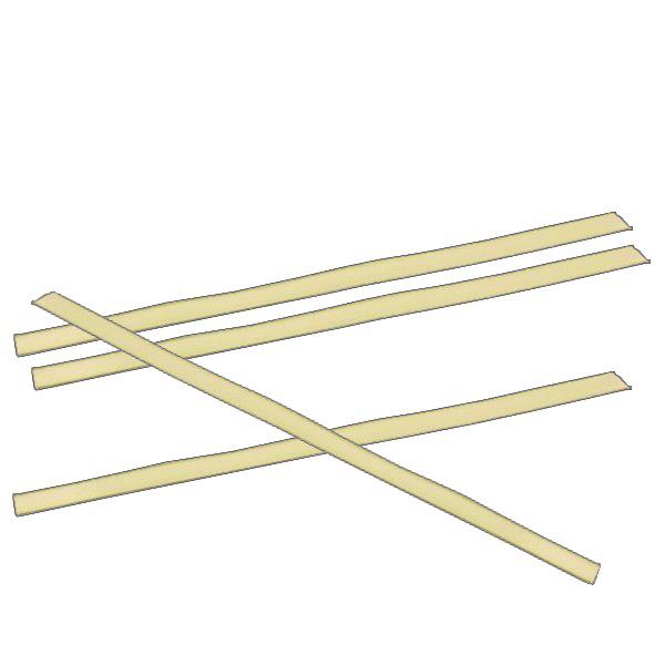 Clipbandverschluss flach gold (100er Pack) 120mm