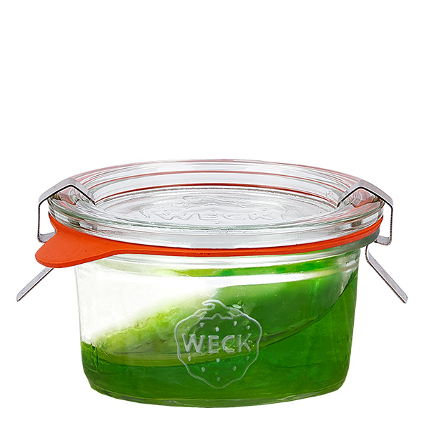 48er Set Weck Gläser 50ml Sturzgläser mit 48 Glasdeckeln, 48