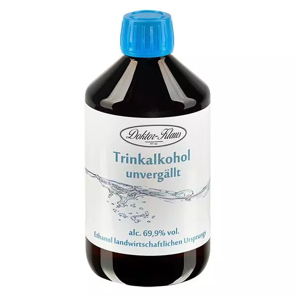 500ml Weingeist (Trinkalkohol) 69.9% Doktor-Klaus 500ml Weingeist (Trinkalkohol) 69.9% Doktor-Klaus