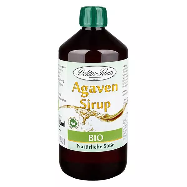 Agavendicksaft (Sirup) Bio 1000ml Doktor-Klaus Agavendicksaft (Sirup) Bio 1000ml Doktor-Klaus
