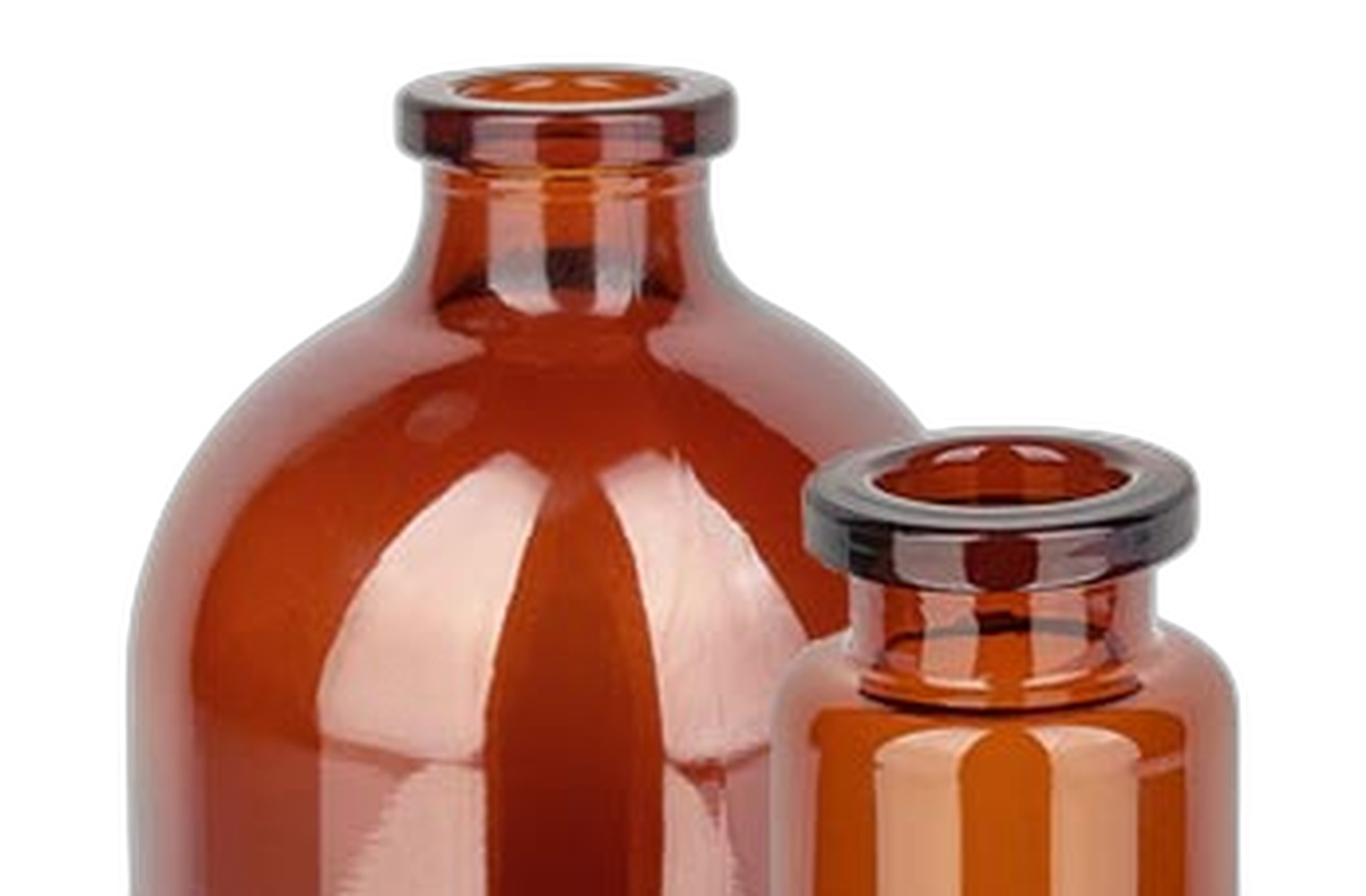 Injektionsflaschen aus Braunglas 5- 100 ml