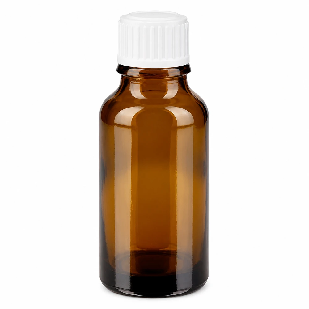 Medizinische Tropfflasche Braunglas 20ml für ätherische Öle und Pharmazeutika