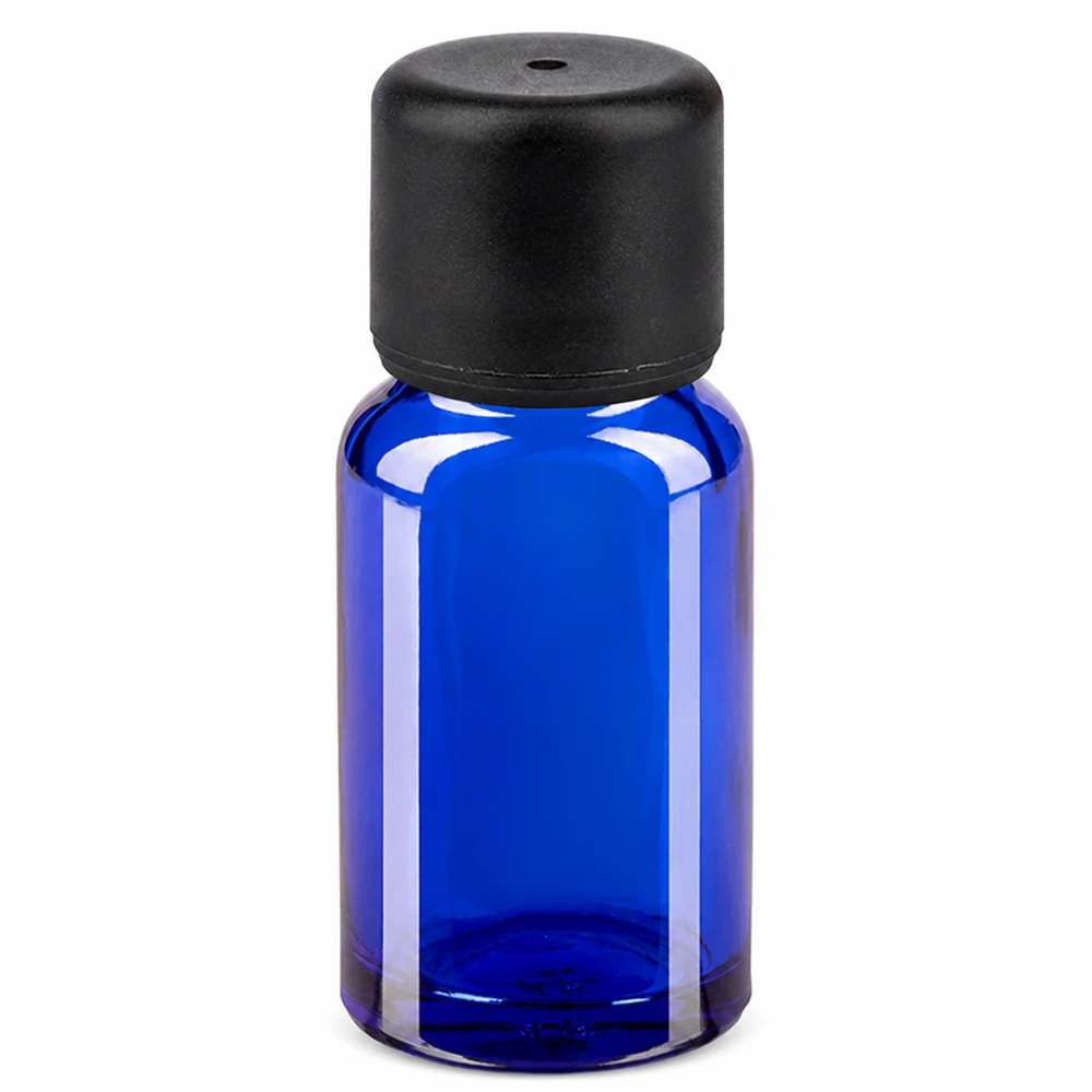 10ml Flasche 11mm Schraubverschluss schwarz Originalitätsverschluss BlueLine UT18/10 10ml Flasche 11mm Schraubverschluss schwarz Originalitätsverschluss BlueLine UT18/10