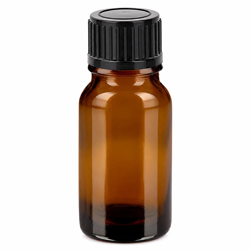Professionelle 10ml Braunglasflasche mit gerilltem Verschluss für pharmazeutische Anwendungen