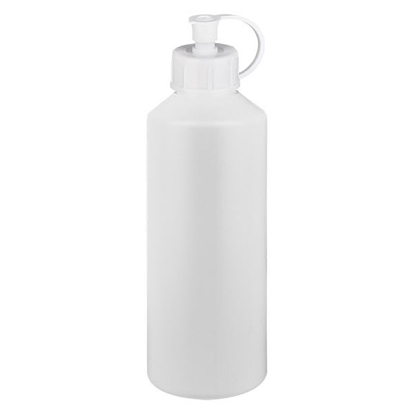Apothekenflasche HDPE 100ml weiß mit Spritzverschluss Apothekenflasche HDPE 100ml weiß mit Spritzverschluss