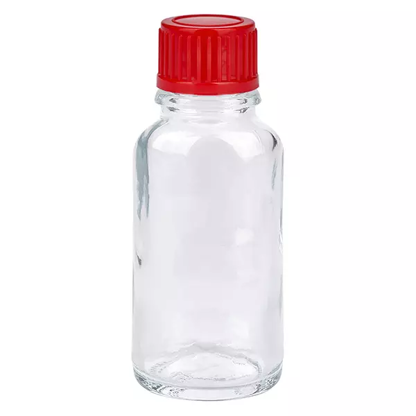 20ml Flasche 11mm Schraubverschluss rot Standard ClearLine UT18/20 20ml Flasche 11mm Schraubverschluss rot Standard ClearLine UT18/20