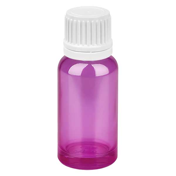 20ml Flasche 11mm Schraubverschluss weiss Originalität Schraubverschlusserschluss  PurpleLine UT18/20