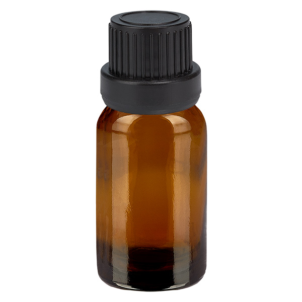10ml Flasche 11mm Schraubverschluss schwarz OriginalitätsverschlussII BrownLine UT18/10