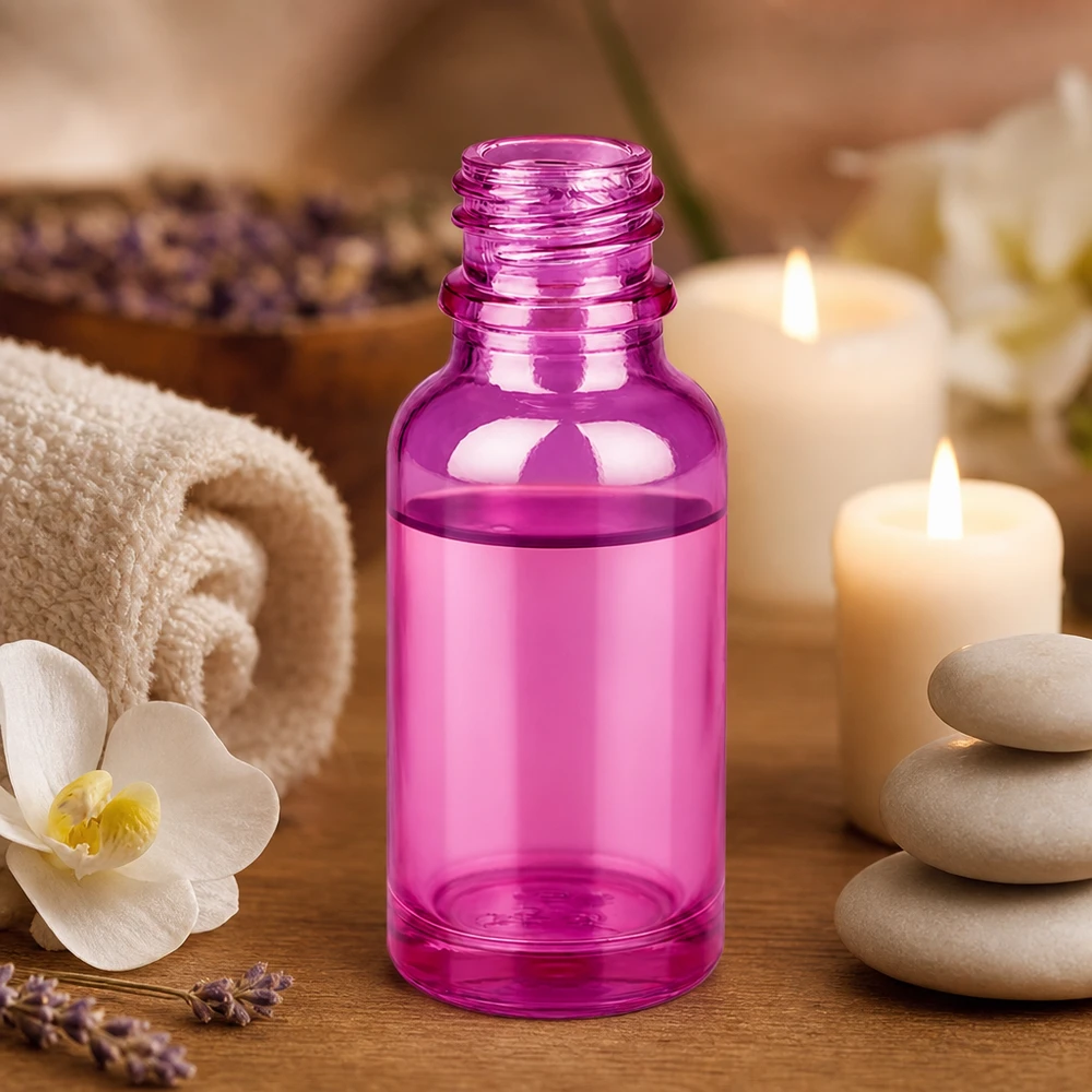 20ml Apothekenflasche PurpleLine UT18/20 UNiTWIST Professionelle 20ml Glasflasche PurpleLine UT18/20 UNiTWIST in Lila für Naturkosmetik Abfüllung
