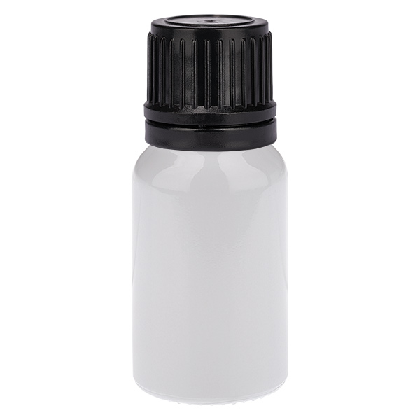 10ml Globuliflasche 3mm Giessring schwarz Standardverschluss WhiteLine UT18/10