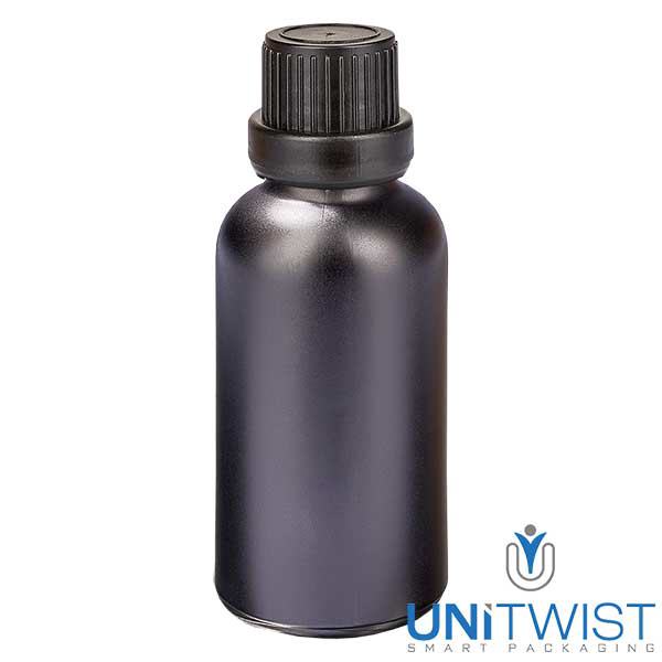 30ml Tropfflasche 2mm Originalitätsverschluss BlackL. UT18/30 30ml Tropfflasche 2mm Originalitätsverschluss BlackL. UT18/30