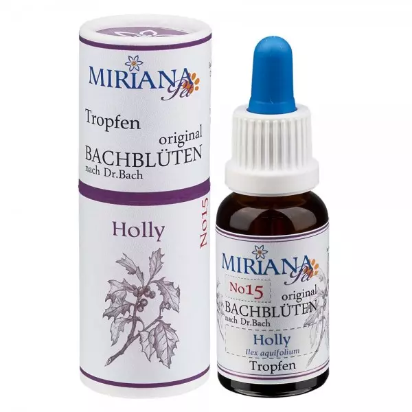 15 Holly, 20ml Stockbottle, MirianaPet