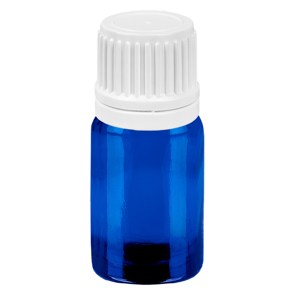 5ml Tropfflasche 0.7mm weiß Originalitätsverschluss BlueLine UT18/5