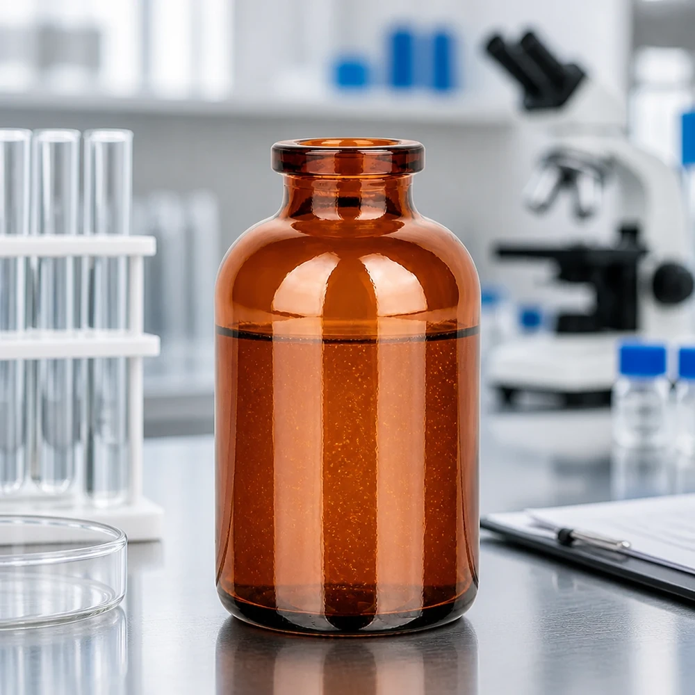 Medizinische Braunglas-Injektionsflasche 30ml zur Lagerung lichtempfindlicher Wirkstoffe