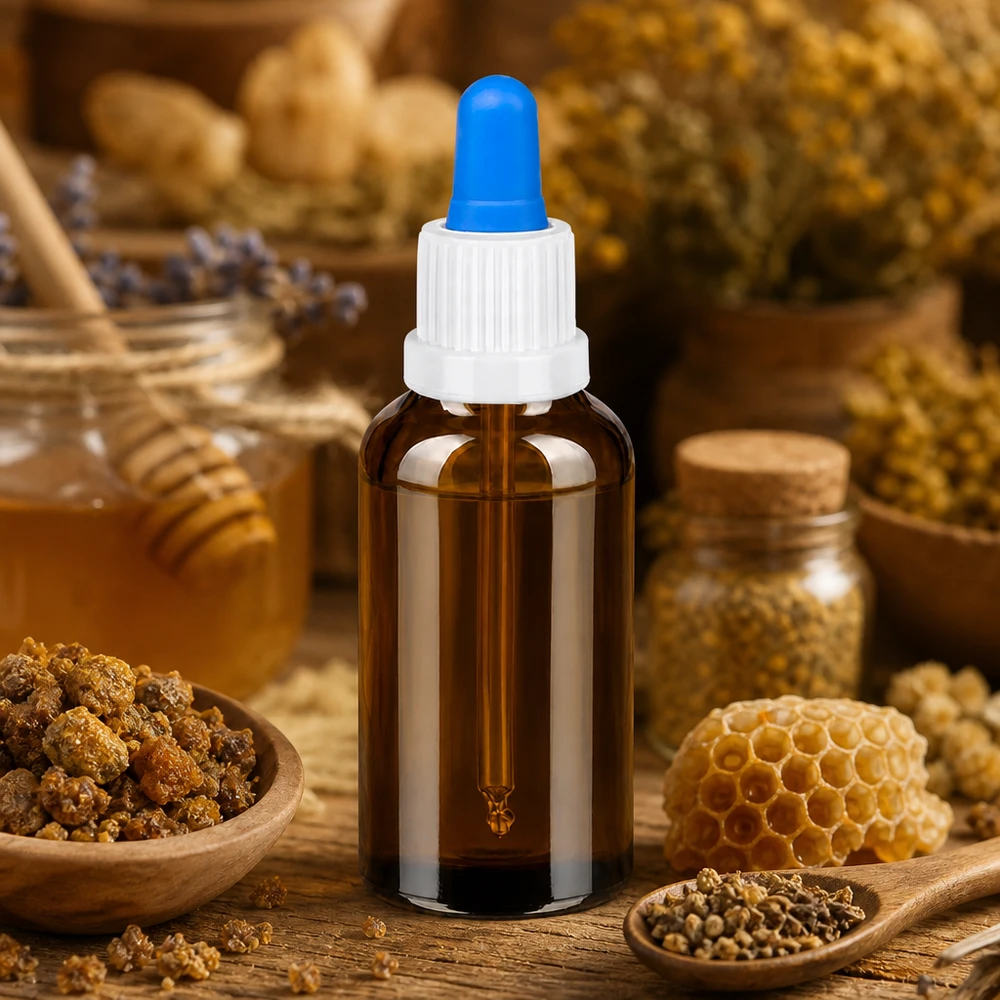 30ml Pipettenflasche weiß/blau Originalitätsverschluss BrownLine UT18/30 Laborqualität 30ml Pipettenflasche mit blauer Gummipipette für pharmazeutische Anwendungen
