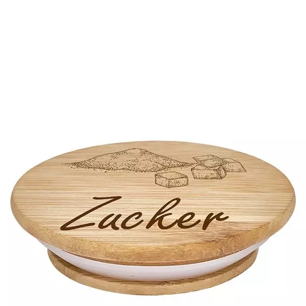Holzdeckel "Zucker" für WECK RR100 Holzdeckel "Zucker" für WECK RR100