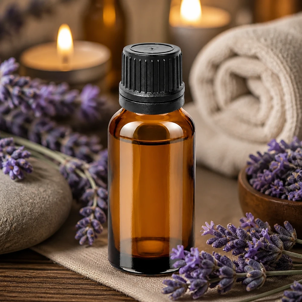 Apotheken-Qualität Tropfflasche 20ml dunkelbraun mit auslaufsicherem Verschlusssystem
