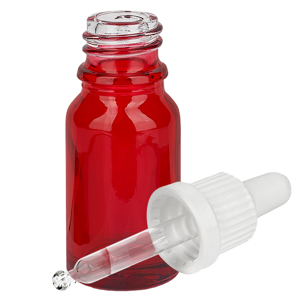 10ml Pipettenflasche weiß Originalitätsverschluss RedLine UT18/10 10ml Pipettenflasche weiß Originalitätsverschluss RedLine UT18/10