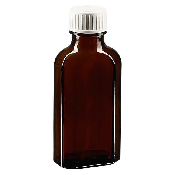50 ml Meplat braun Schraubverschluss mit PE-Schaumeinlage 50 ml Meplat braun Schraubverschluss mit PE-Schaumeinlage