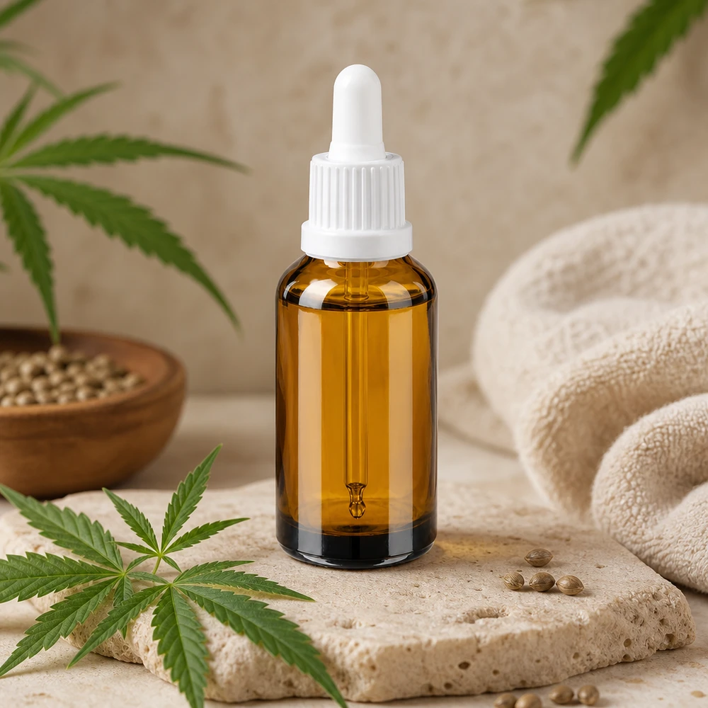 Handliche 30ml Glasflasche mit Tropfer perfekt für Reisen und unterwegs Anwendungen