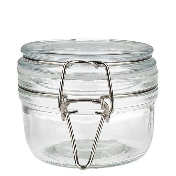 200ml Vorratsglas mit Silikonring und Bügelverschluss UNiTWIST Vielseitiges 200ml Vorratsglas mit Bügel ideal zum Einkochen Lagern und Konservieren