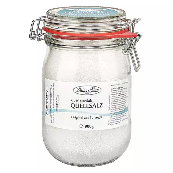 Quellsalz (Rio Maior) aus Portugal 900g Doktor-Klaus Quellsalz (Rio Maior) aus Portugal 900g Doktor-Klaus