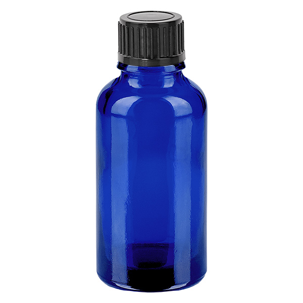 30ml Flasche 11mm Schraubverschluss schwarz Standard BlueLine UT18/30
