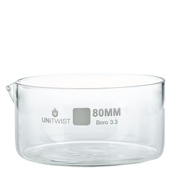 Kristallisierschale ø80mm Borosilikatglas UNiTWIST Kristallisierschale ø80mm Borosilikatglas UNiTWIST