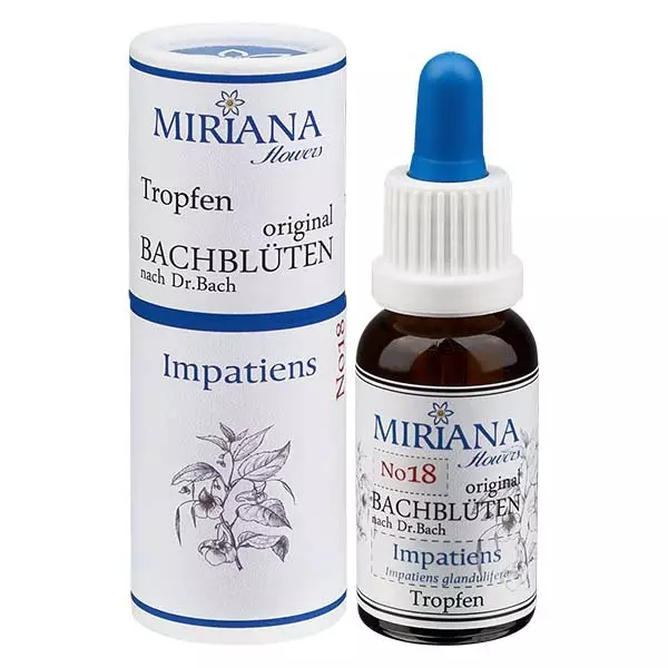 18 Impatiens, 20ml Essenz, MirianaFlowers 18 Impatiens, 20ml Essenz, MirianaFlowers