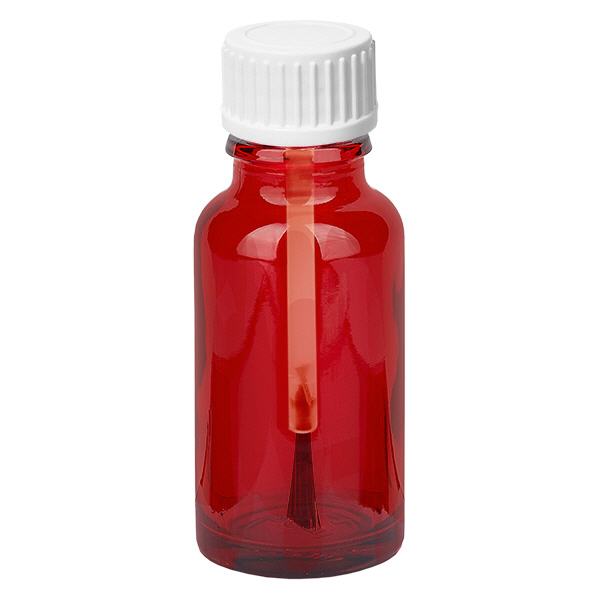 20ml Pinselflasche weiß Standardverschluss RedLine UT18/20