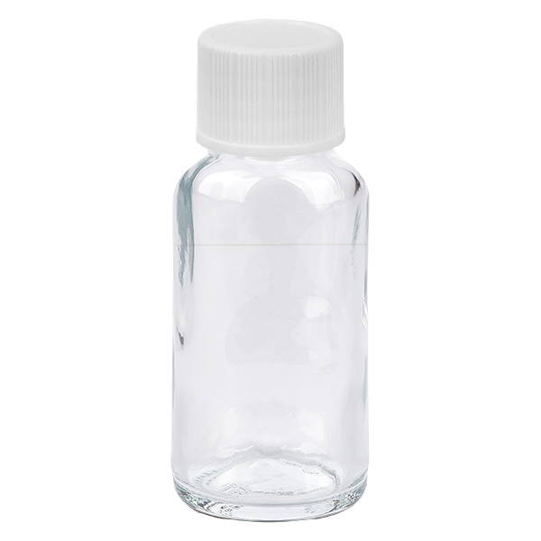 20ml Flasche 6mm Schraubverschluss schwarz Standard ClearLine UT18/20 20ml Flasche 6mm Schraubverschluss schwarz Standard ClearLine UT18/20