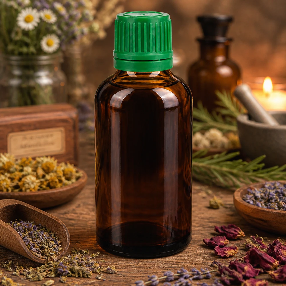 50ml Flasche 11mm Schraubverschluss grün Originalitätsverschluss BrownLine UT18/50 Apotheken-Qualität 50ml Glasflasche mit optimaler Füllmenge für Dosierung und Lagerung