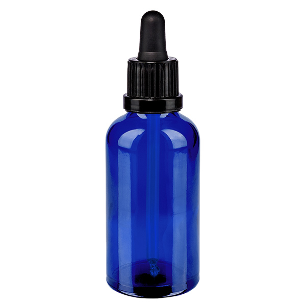 50ml Pipettenflasche schwarz Originalitätsverschluss BlueLine UT18/50