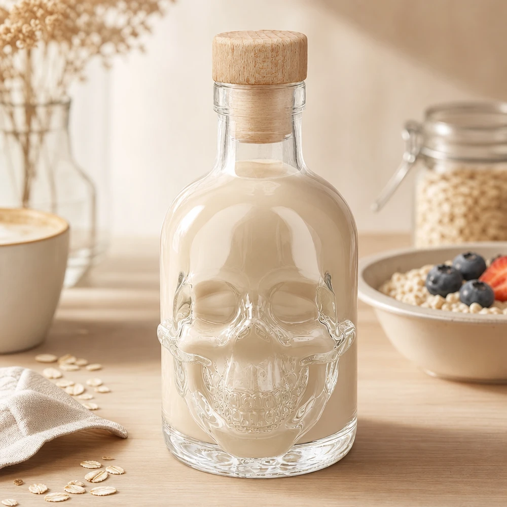 200ml Glasflasche "Jack" mit Holzgriff-Korken UNiTWIST 200ml Glasflasche "Jack" mit Holzgriff-Korken UNiTWIST
