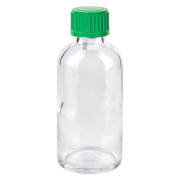 50ml Tropfflasche 0.8mm grün Standardverschluss ClearLine UT18/50 50ml Tropfflasche 0.8mm grün Standardverschluss ClearLine UT18/50