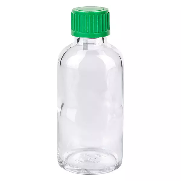 50ml Tropfflasche 0.8mm grün Standardverschluss ClearLine UT18/50