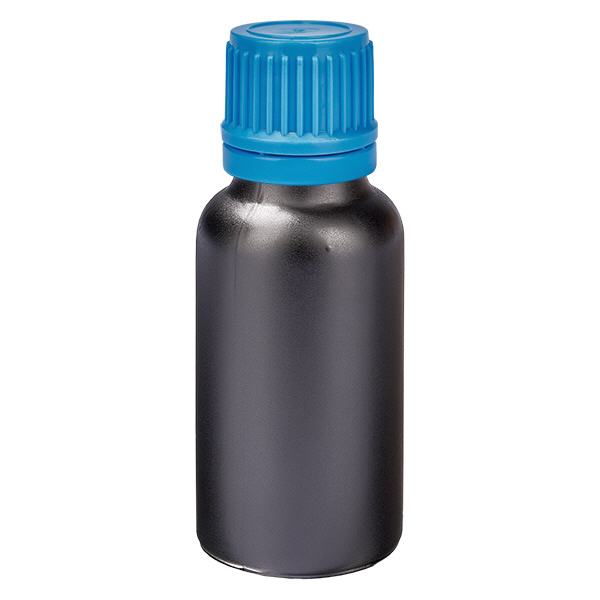 20ml Flasche 11mm Schraubverschluss blau Originalitätsverschluss BlackLine UT18/20