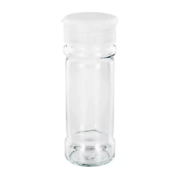 Salz-/Gewürzglas 100ml mit Streuer weiss
