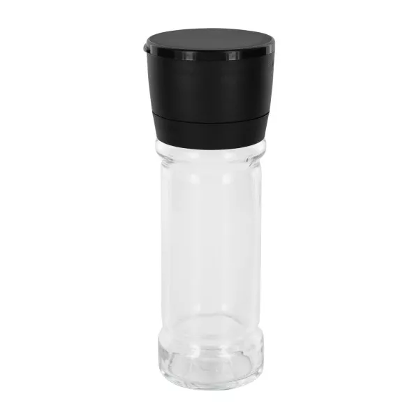 Salz-/Gewürzglas 100ml mit Mühle Vario schwarz