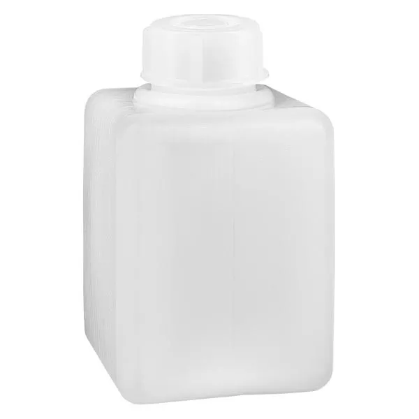 Chemiekalienflasche 100ml, Enghals aus PE-HD, naturfarbig