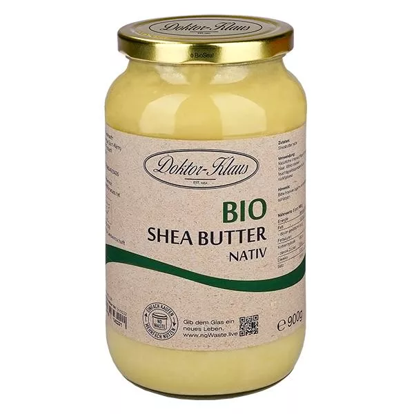 900g Bio SHEA Butter nativ Doktor-Klaus noWaste