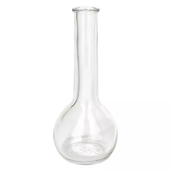 Glasflasche Tulip 200ml Klarglas, Öffnung 18mm, ohne Korken