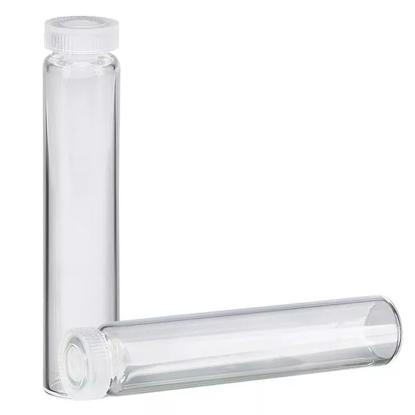 Rollrandglas, Essenzenröhrchen Klarglas 2ml