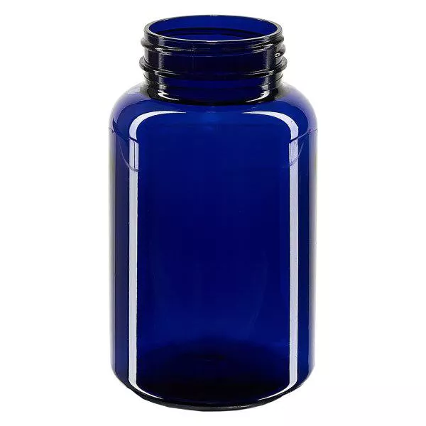Schraubdose (Petpacker) 250ml kobaltblau, normale Öffnung