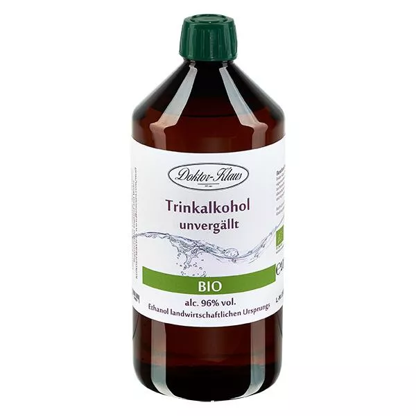 1000ml Bio Weingeist (Trinkalkohol) 96% Doktor-K..