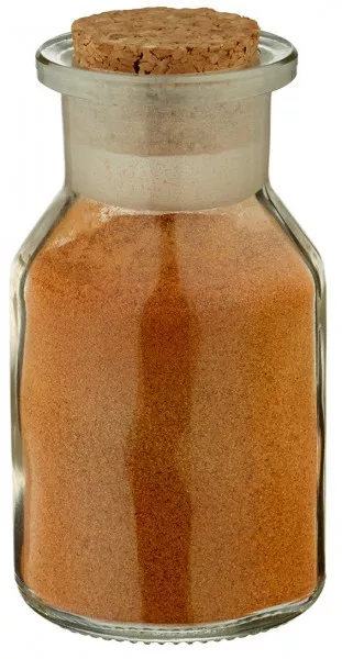 Gewürzglas Idee: 50 ml Steilbrustflasche Weithals Klarglas