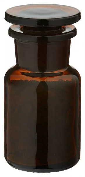 Gewürzglas Idee: Apothekerflasche 50 ml Weithals Braunglas
