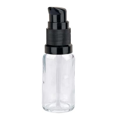 20ml Pumpflasche schwarz Standardverschluss ClearLine UT18/20